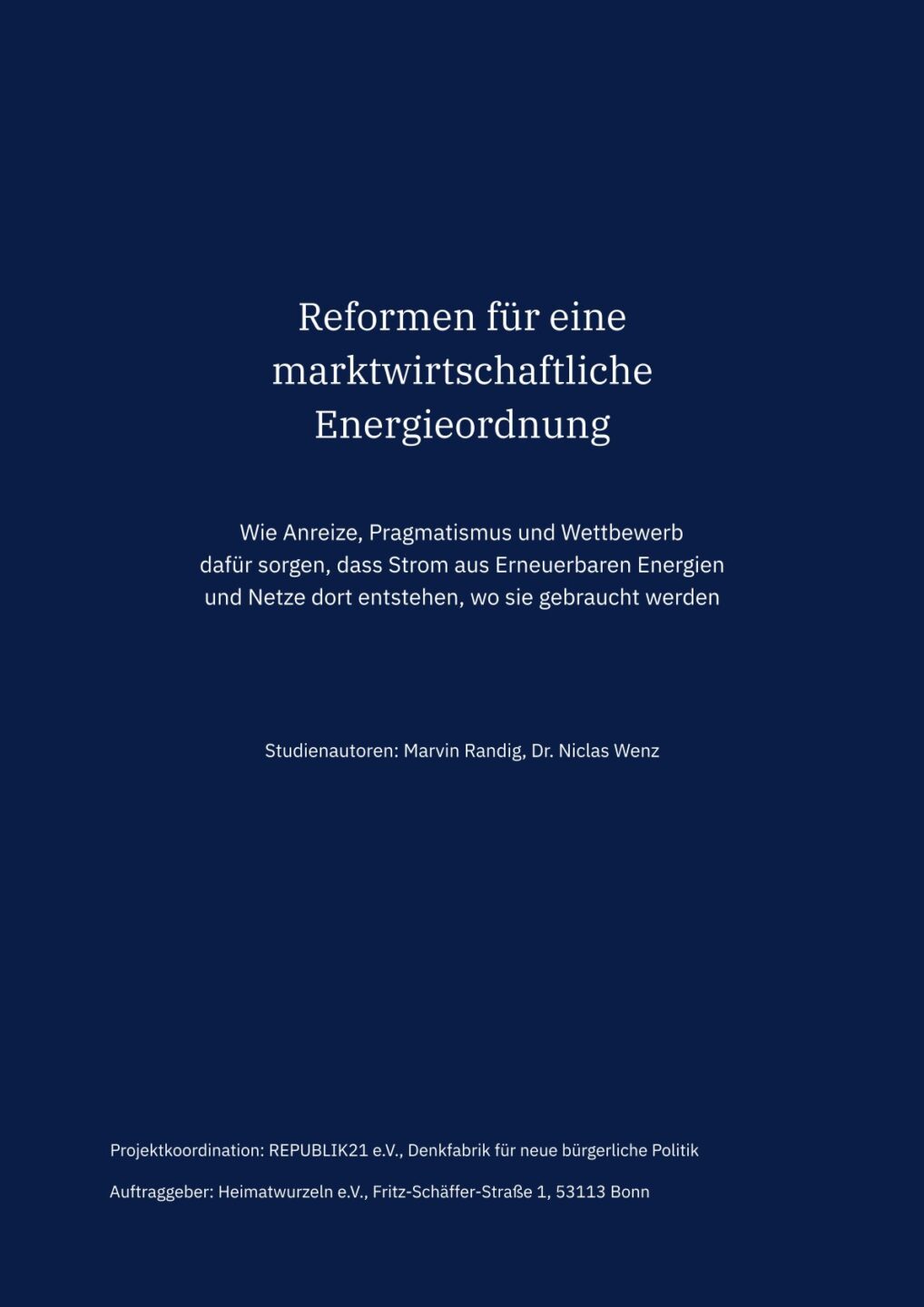 2609 Studie Energieordnung